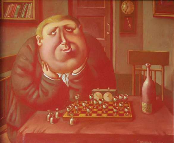 Chess-player, 2003, Painter - Ivanov Boris Mikhailovich 