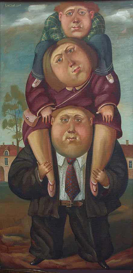 Family, 2007, Painter - Ivanov Boris Mikhailovich 