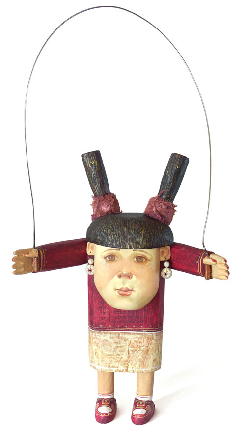 Girl with a jumping rope, 2007, Painter - Ivanov Boris Mikhailovich 