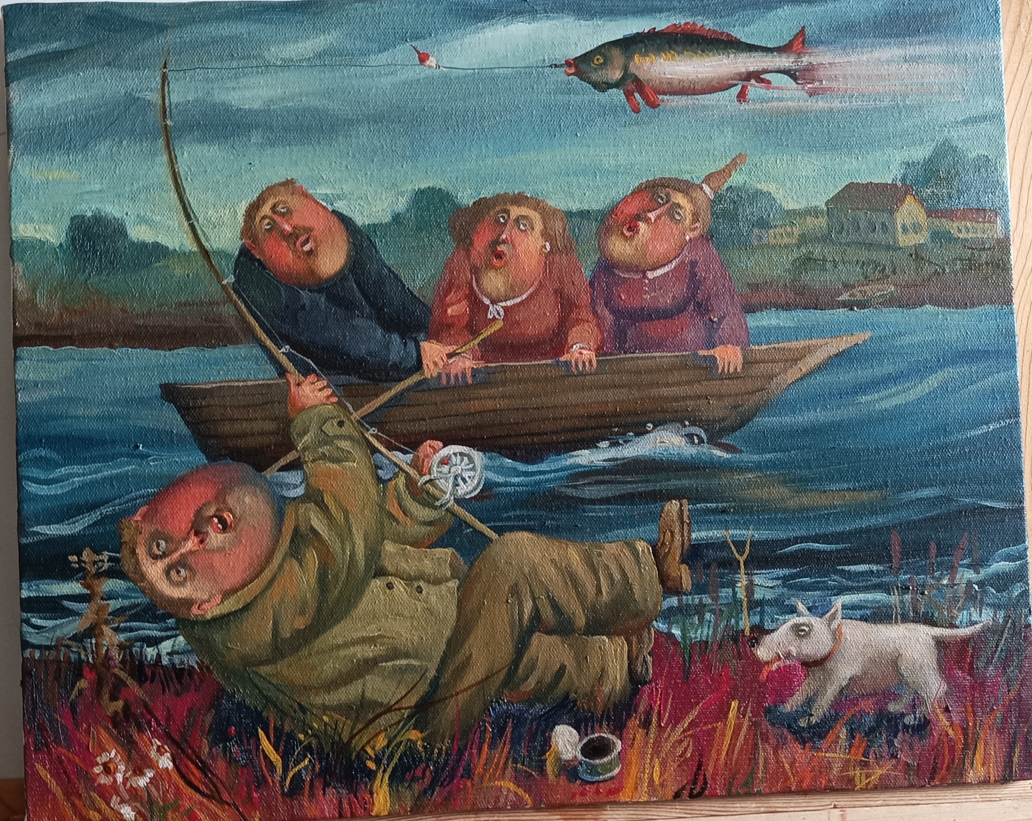 Летучая рыба, 2023, Художник - Иванов Борис Михайлович 