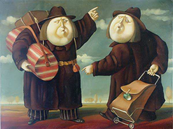 Meeting, 2003, Painter - Ivanov Boris Mikhailovich 