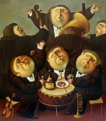 Orchestra, 2003, Painter - Ivanov Boris Mikhailovich 