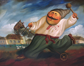 Cossack, 2012, Painter - Ivanov Boris Mikhailovich 