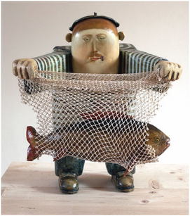 Fisherman, 2006, Painter - Ivanov Boris Mikhailovich 