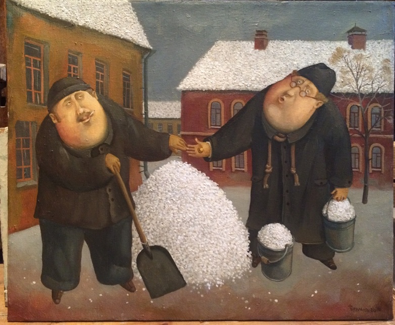 Snow is our wealth, 2017, Painter - Ivanov Boris Mikhailovich 