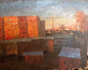 Sunset, 2003, Painter - Ivanov Boris Mikhailovich 