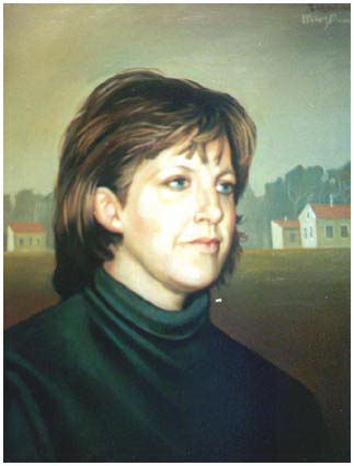Anna - Maria from Alexandria, USA, 2000, Painter - Ivanov Boris Mikhailovich 