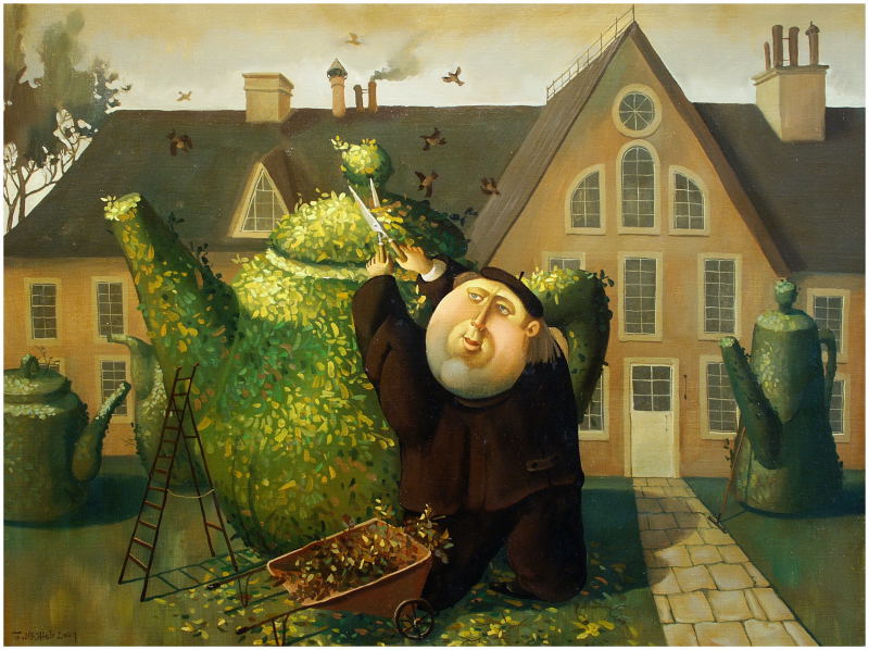 Brushcutter-Gardener, 2005, The artist - Boris Ivanov