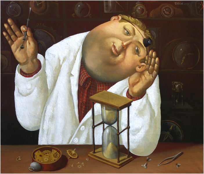 Clockmaker, 2004, Painter - Ivanov Boris Mikhailovich 