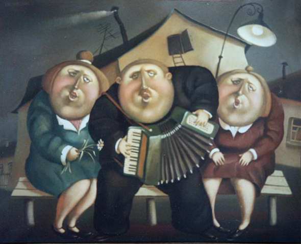 Country melody, 2003, The artist - Boris Ivanov