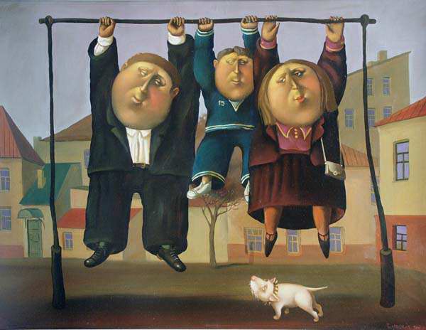 Don’t fear bull-terrier, 2003, Painter - Ivanov Boris Mikhailovich 