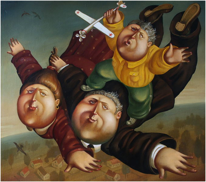 Flying union, 2003, Painter - Ivanov Boris Mikhailovich 
