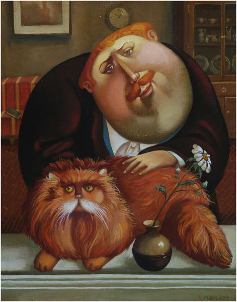 Ginger friends, 2004, Painter - Ivanov Boris Mikhailovich 