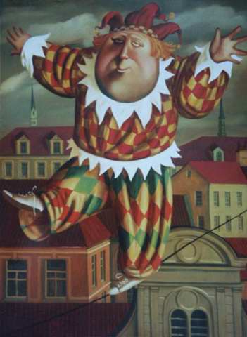 Joker. Rope-walker., 2003, The artist - Boris Ivanov