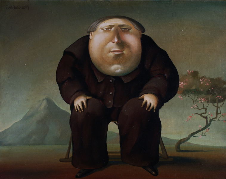 Meditation, 2003, Painter - Ivanov Boris Mikhailovich 