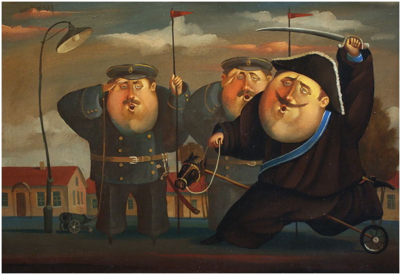 Parade, 2005, Painter - Ivanov Boris Mikhailovich 