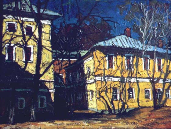 Prechistenka, 1990, 2003, Painter - Ivanov Boris Mikhailovich 
