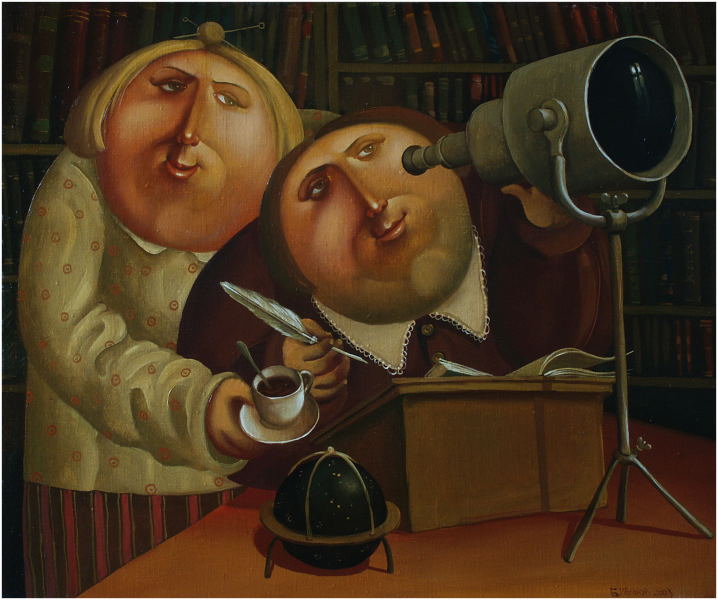 Skywatcher, 2003, Painter - Ivanov Boris Mikhailovich 