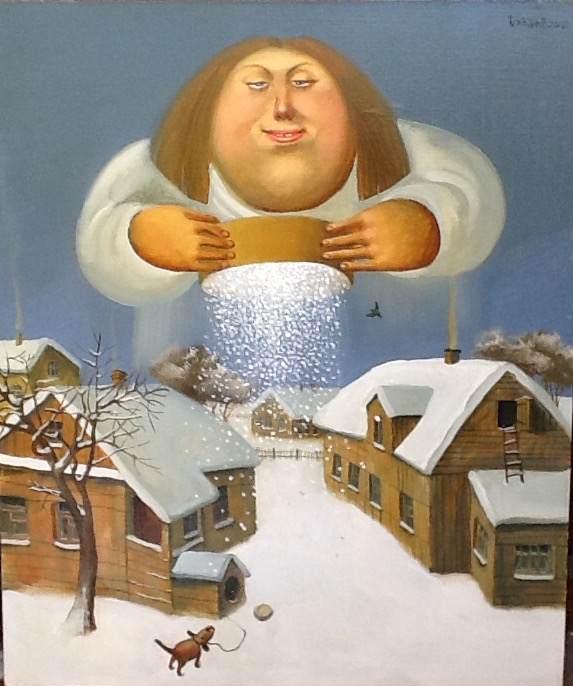Снег идет, 2012, Художник - Иванов Борис Михайлович