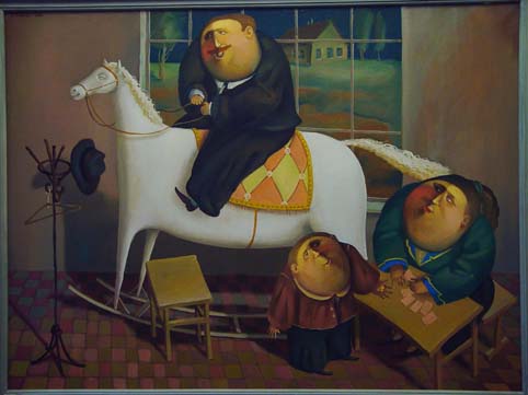 Белая лошадь, 2002, Художник - Иванов Борис Михайлович 