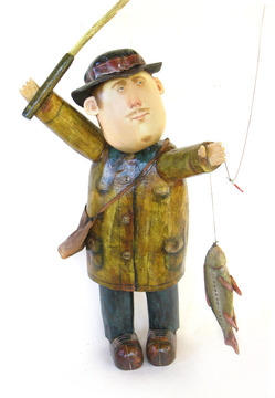 Fisherman, 2009, Painter - Ivanov Boris Mikhailovich 