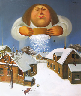 Snowing, 2012, Painter - Ivanov Boris Mikhailovich 
