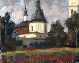 Monastery, 2016, Painter - Ivanov Boris Mikhailovich 