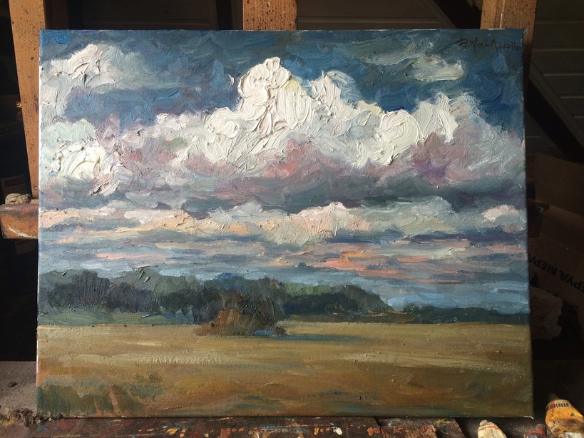 Clouds, 2016, Painter - Ivanov Boris Mikhailovich 
